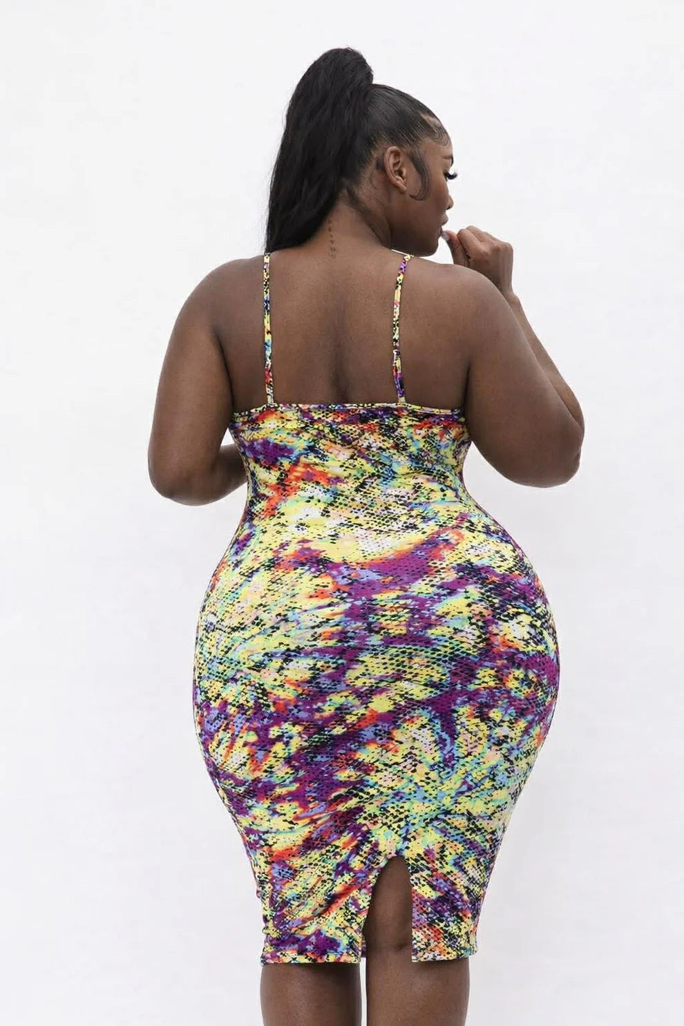 "It Girl" Multi Colored Snake Print Mini