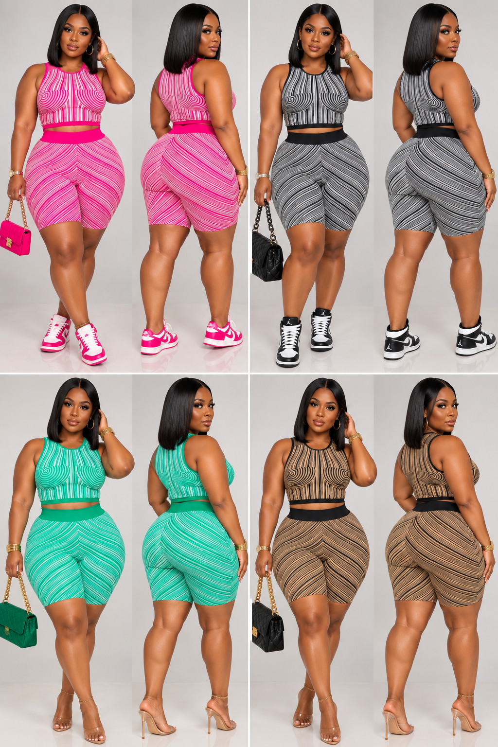 Curve Appeal Two-Piece Short-Set